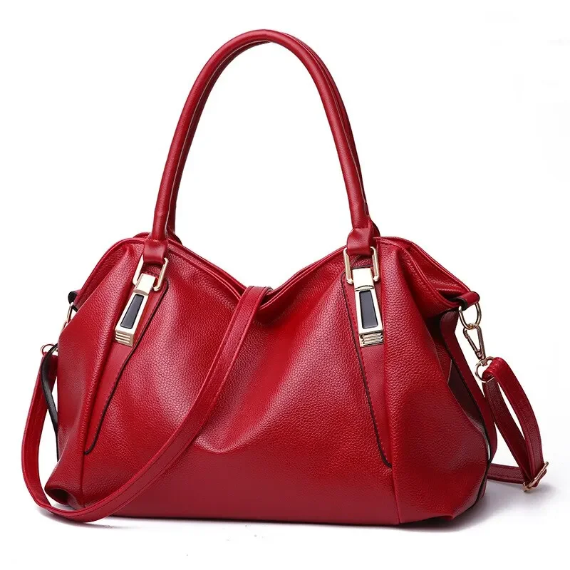 

Solid Color Soft Large Capacity Bag Crossbody HandbagCasual Fashion Women Shoulder Bag