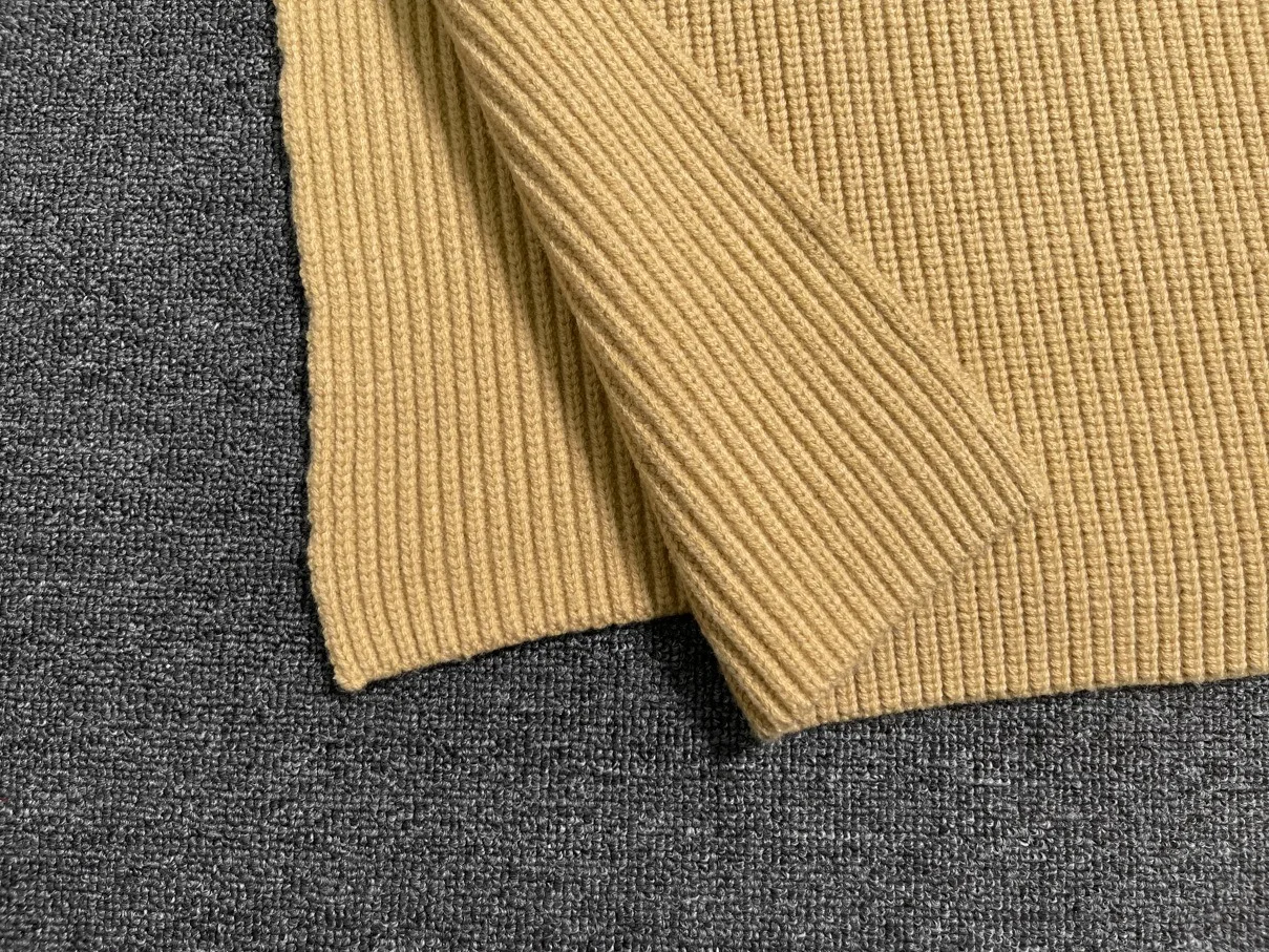Jenny&Dave Casual Loose Hooded Wool Knit Scarf Sweater Tops Spring 2024 Nordic Minimalist Knit Sweater Women