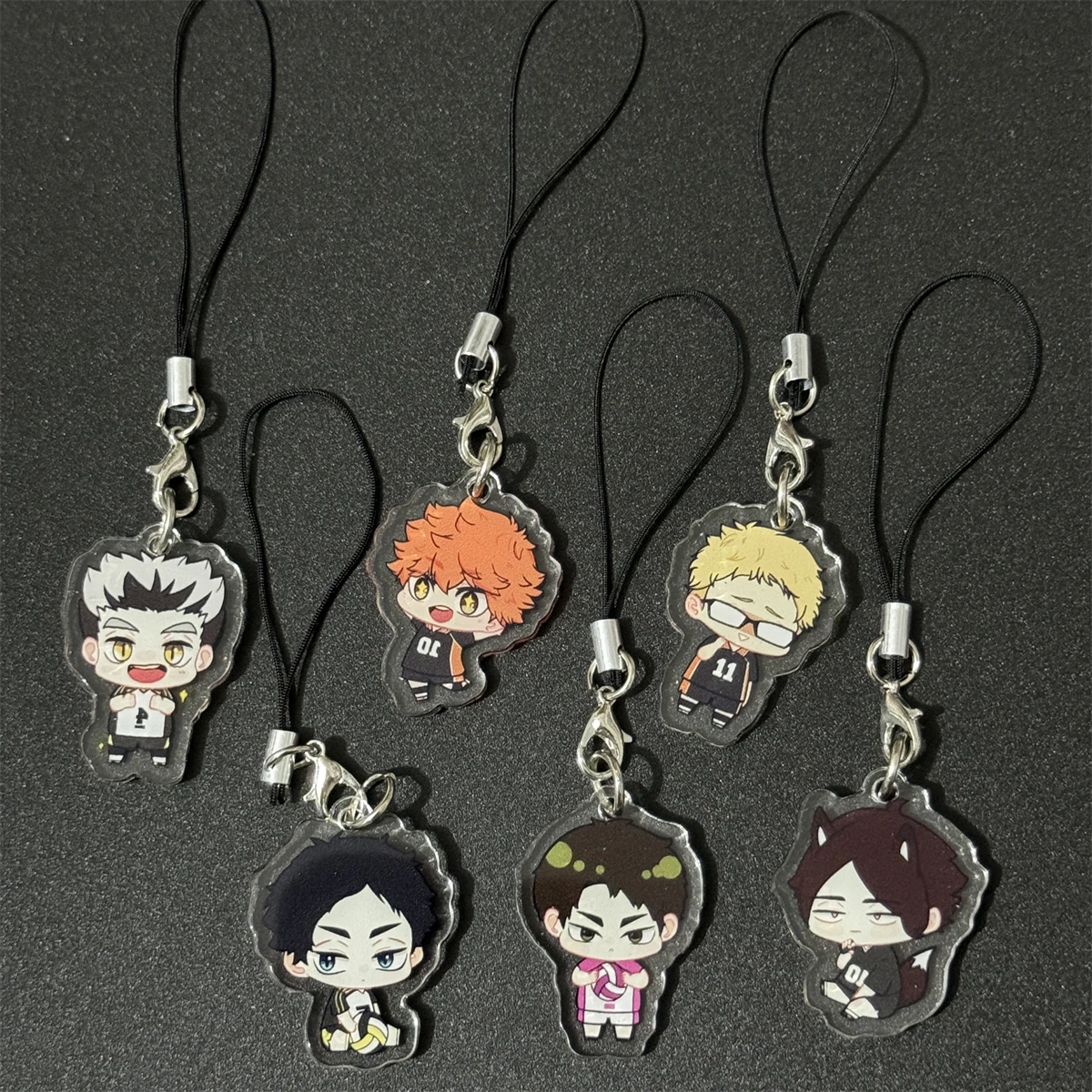 Anime GOODS Acrylic Keychain cute y2k volleyball boy pendant for bag keys car key bag backpack collection display accessories