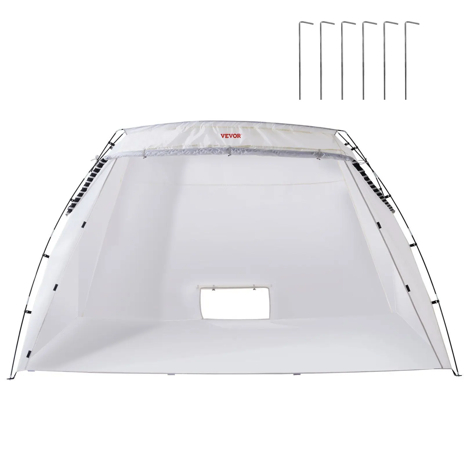 

Portable Paint Booth Spray Paint Tent with Built-in Floor and Mesh Screen Painting Tent Station for Furniture DIY Hobby Tool