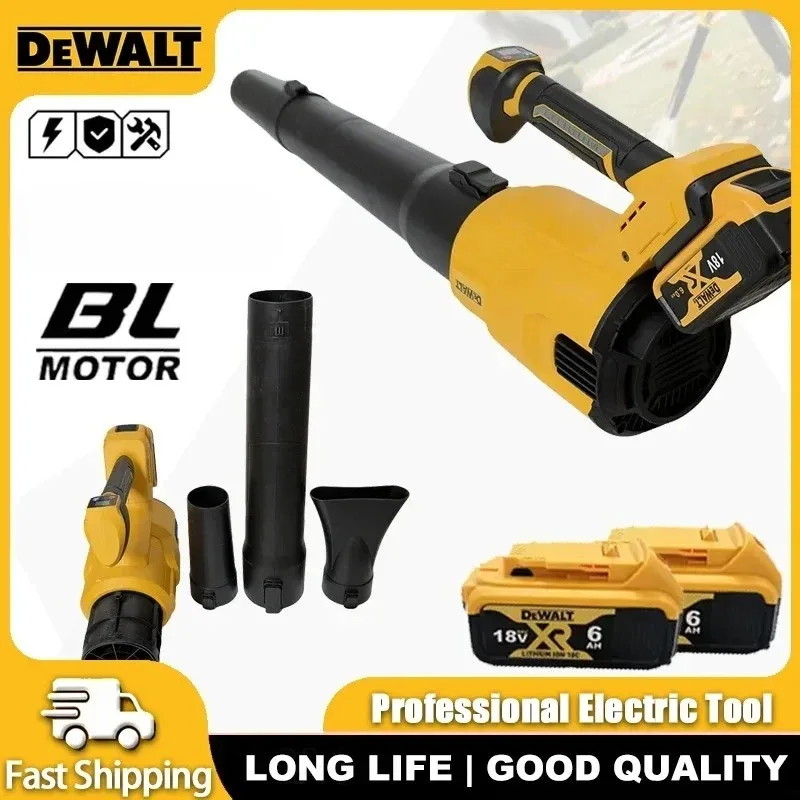 DeWALT BFJ01BA Brushless Air Blower 3-Gears High Speed Powerful Cordless Electric Leaf Snow Duster Blowing Power Tool view 2