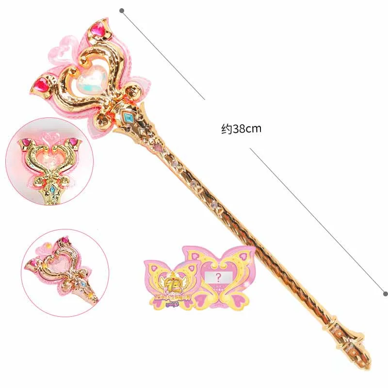 Butterfly Magic Wand Toys para meninas, amor, coração, princesa, casa de brincar, luz-emitting, presentes para crianças, novo