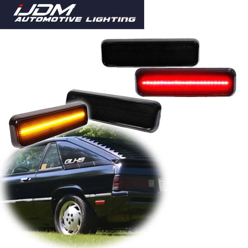 For Dodge Charger Dart Aspen For Plymouth Barracuda Satellite Duster Valiant LED Front / Rear Fender Side Marker Parking Lights