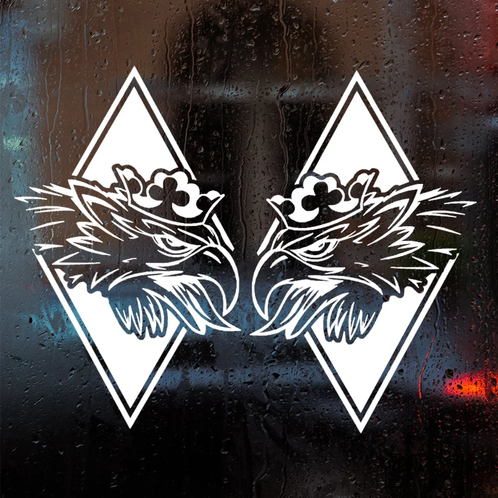 Eagle Head and Griffin Stickers Car Decor Vinyl Car Styling Decal Sticker Art Design Pattern Car Accessories For Windshield view 5