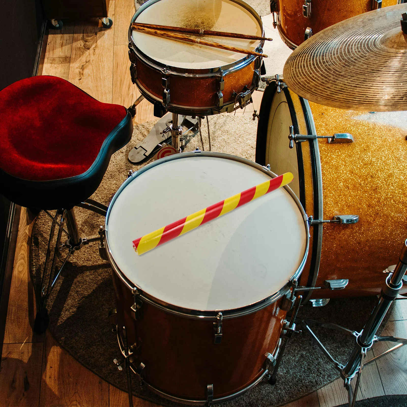 

Rhythm Stick Drumstick Marching Band Educational Hand Percussion Mallets Dance Chinese Drumsticks Wood Accessory