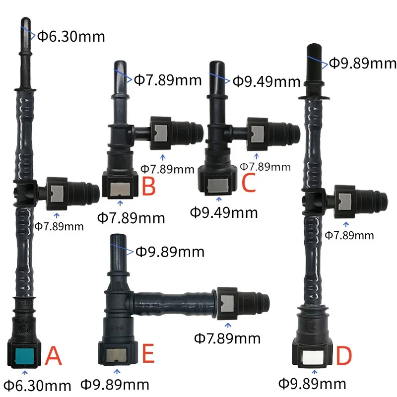 7.89 9.49 9.89 Extended 3-way T-shaped fuel pipe pumping special oil drainage equipment for oil circuits Oil suction device 1set