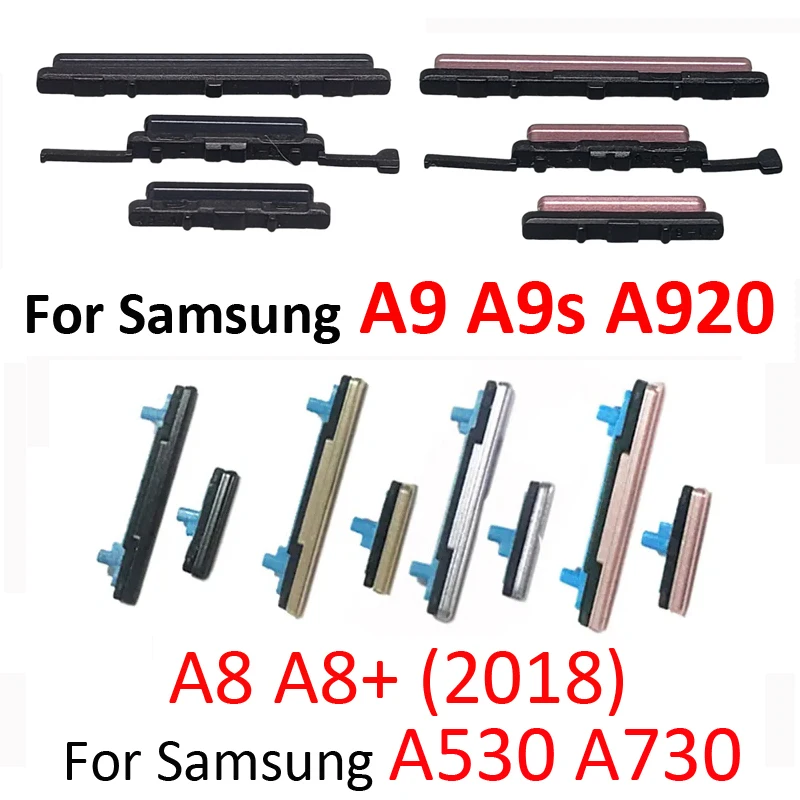 For Samsung Galaxy A8 A8+ A9 A9s 2018 A920 A920F A530 A730 Phone New External Volume Power Button Side Key Flex Cable