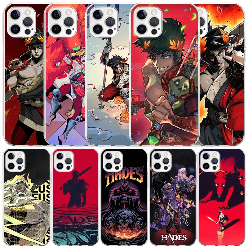 Чехол для телефона Game Hades Action с мягким покрытием для iPhone 16, 17, Air 15, 14 Pro Max, 16E, 17E, 13 Mini, 12, 11, 7, SE, с принтом, совместимый с моделями 16