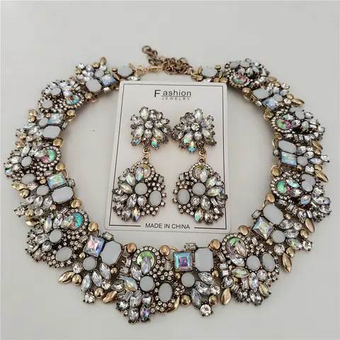 10 best sales kristall halsbandsset - №6