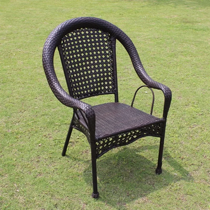 

Outdoor tables and chairs balcony patio solid wood outdoor furniture wrought iron rattan chairs set of three or five.