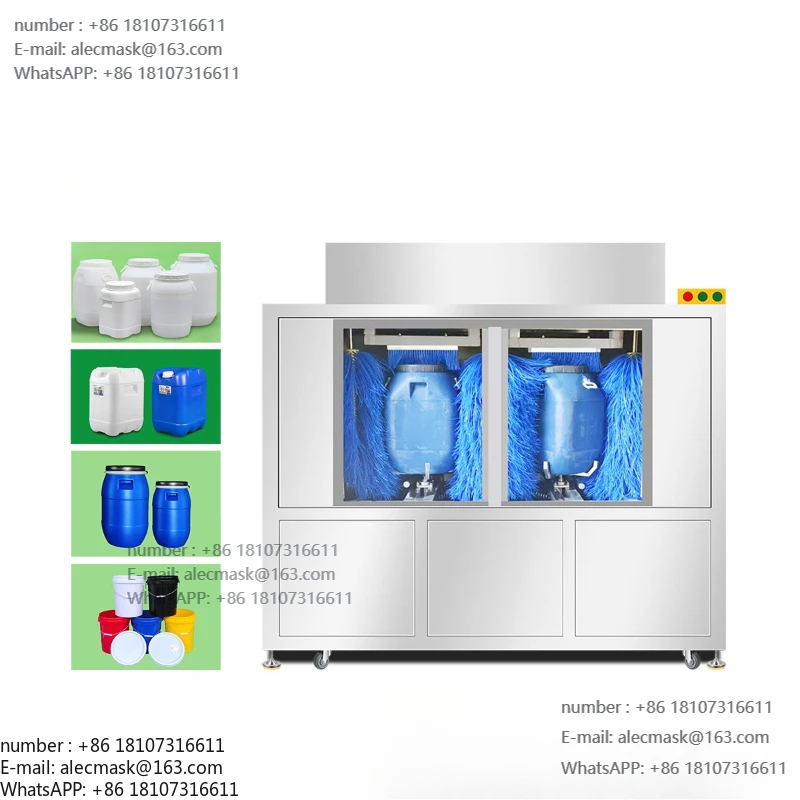 

Traditional Chinese medicine bucket brush machine, honey syrup bucket washing machine, food raw material bucket cleaning
