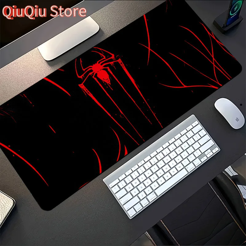 

1 шт. Marvel Spider-Man темно-красный большой игровой коврик для мыши с принтом пятен крови, коврик для офисного стола, прочный настольный декоративный защитный коврик P