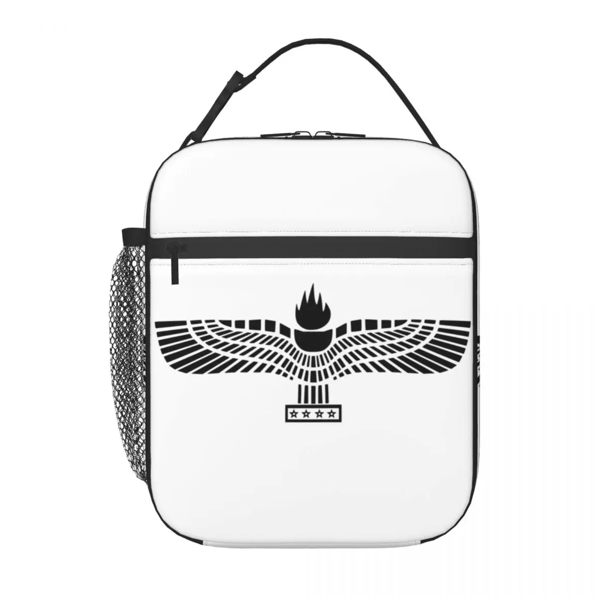 Aramean Syriac Flag Symbol Insulated Lunch Bag for Women Resuable Winged Sun Thermal Cooler Lunch Tote Office Work School