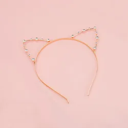 Alloy Metal Cat Fox Ear Animal Headband Girls Hair Hoop Lovely Gift Birthday Party Headwear Decor Easter Cosplay Halloween