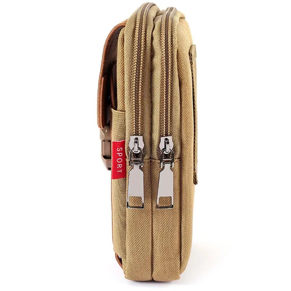 Homem quente cinto bolsa saco do telefone móvel para homens coldre saco molle saco de cintura pacote pequeno tático dever cinto mochila titular do cartão
