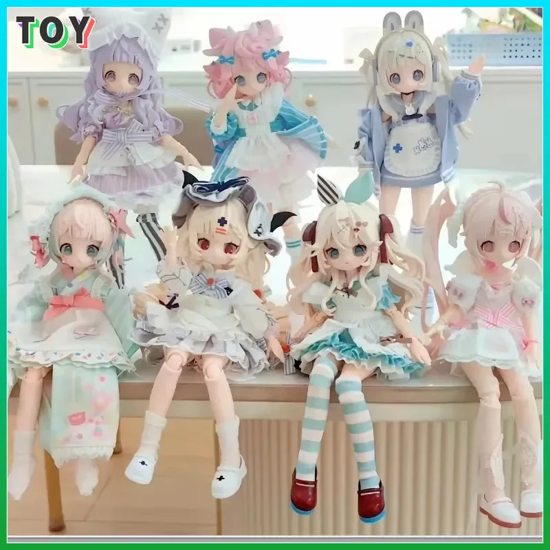 

In Stock OneMore Sugar Girls MJD 1/8 Movable Joint Blind Box Toys Mystery Box Dolls Desktop Action Anime Figure for Girls Toy