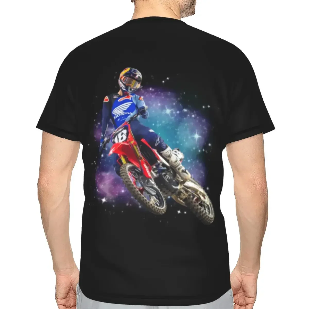 Jett Lawrence Motorcross Champions polyester T-Shirt Men'sClassic T Shirts Men O-Neck Short Sleeve