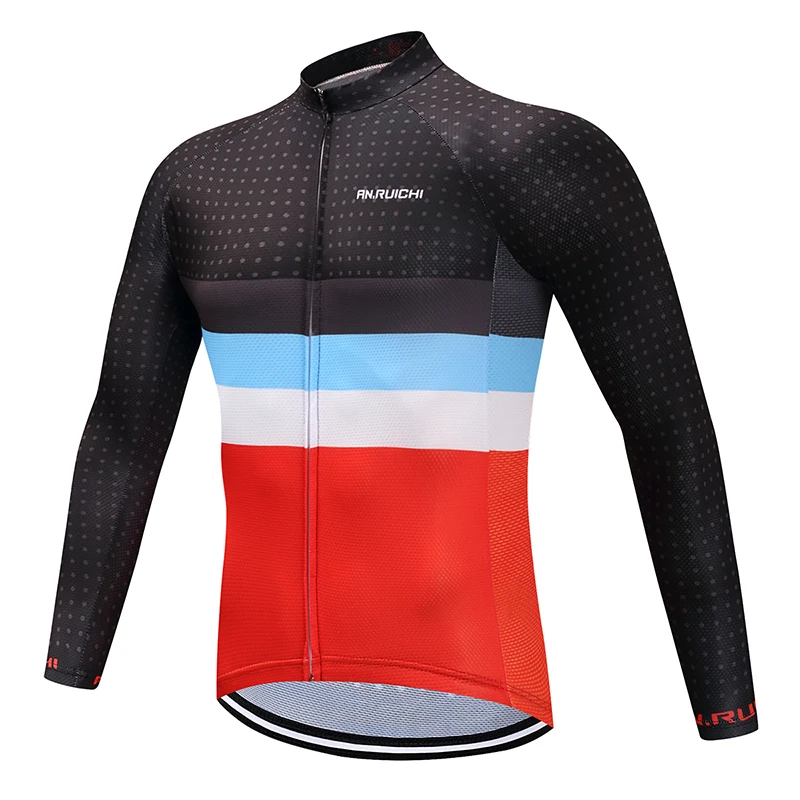 

Breathable Men Long Sleeve Cycling Jersey Anti-sweat Quick Dry Bike Riding Jerseys Customized/Wholesale Service