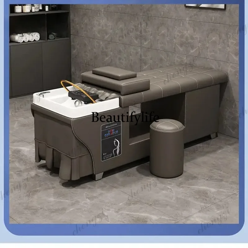 PP  Massage Function Shampoo Chairs Ear Picking Hair Salon Hairdressing Luxury Shampoo Chairs Comfort Thai Salon