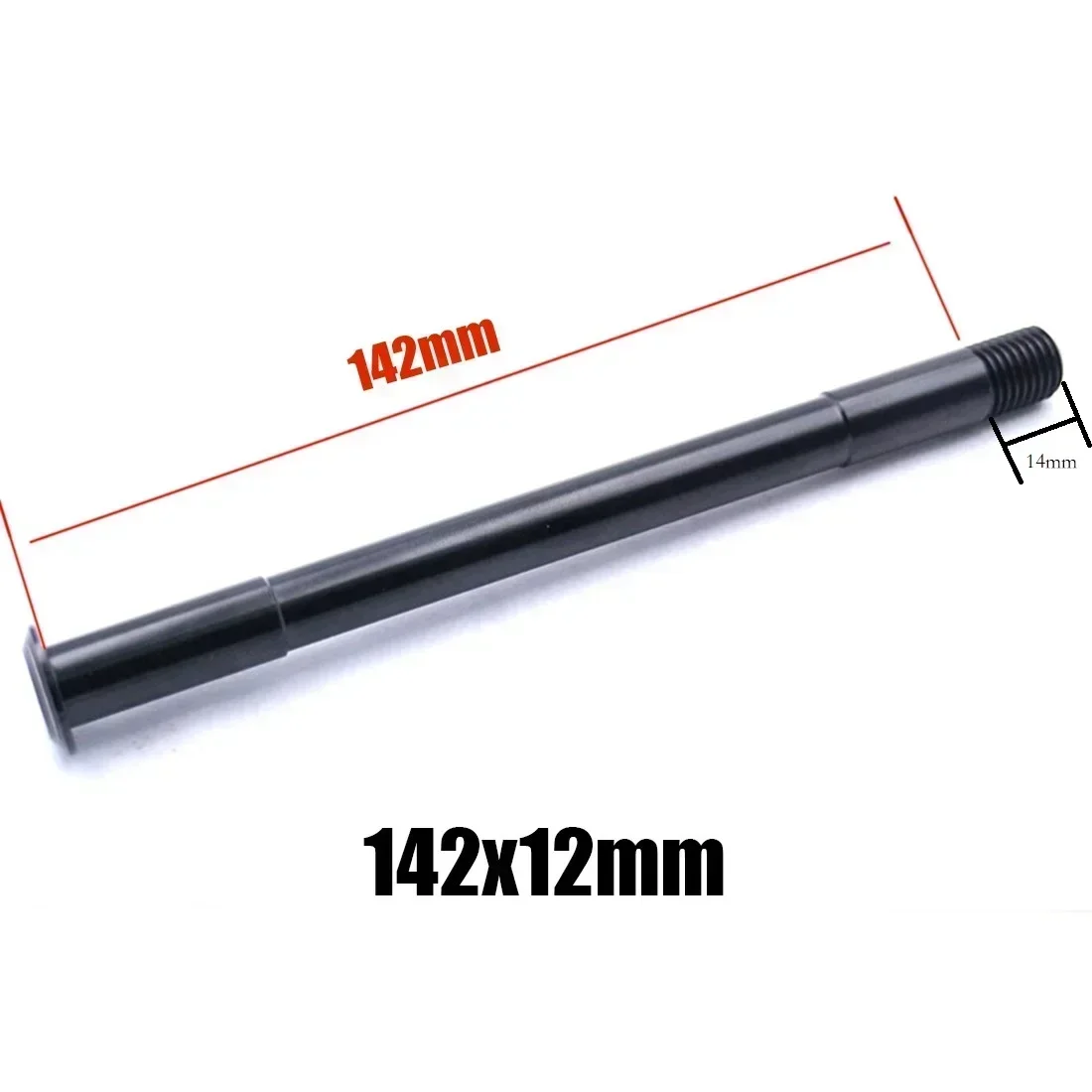 Road Bike 100/142x12mm Thru Axle Front Rear Bicycle Thru Axle For TCR Liv Alloy Black Aluminum Alloy Bicycle Axle Blocking