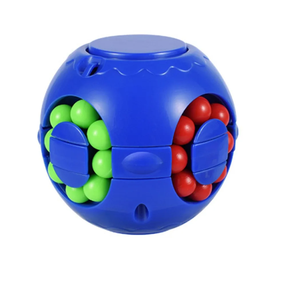 Creative Plastics Magic Bean Cube Spinner Finger Gyro 3D Finger Spinner Gyro Rotating Ball Stress Relief