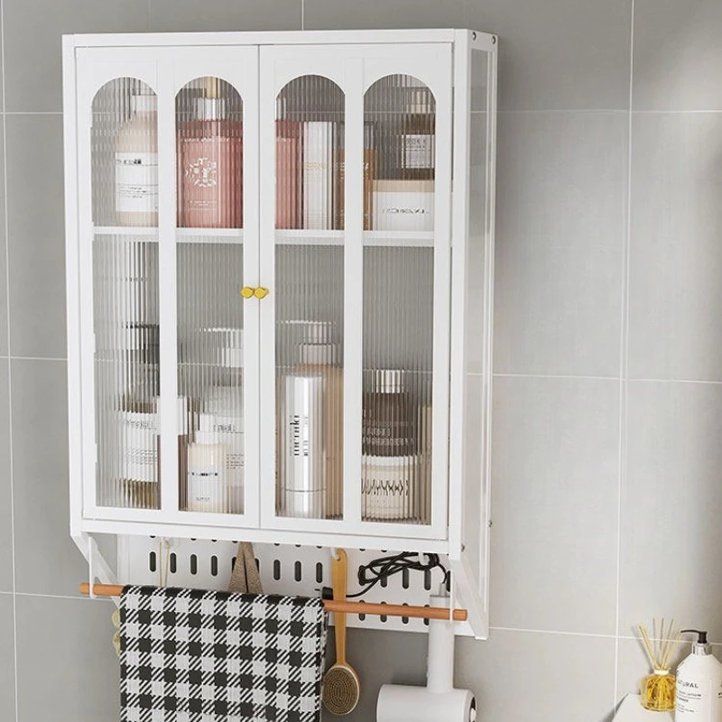Toilet rack Bathroom cabinet wall-mounted No punching multi-functional Storage locker space saving armario baño bathroom cabinet