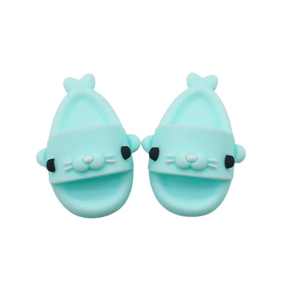 Fashion Hand-made Doll Shoes Dolls Accessories DIY Mini Shoes PVC Board Shoes Children Toys