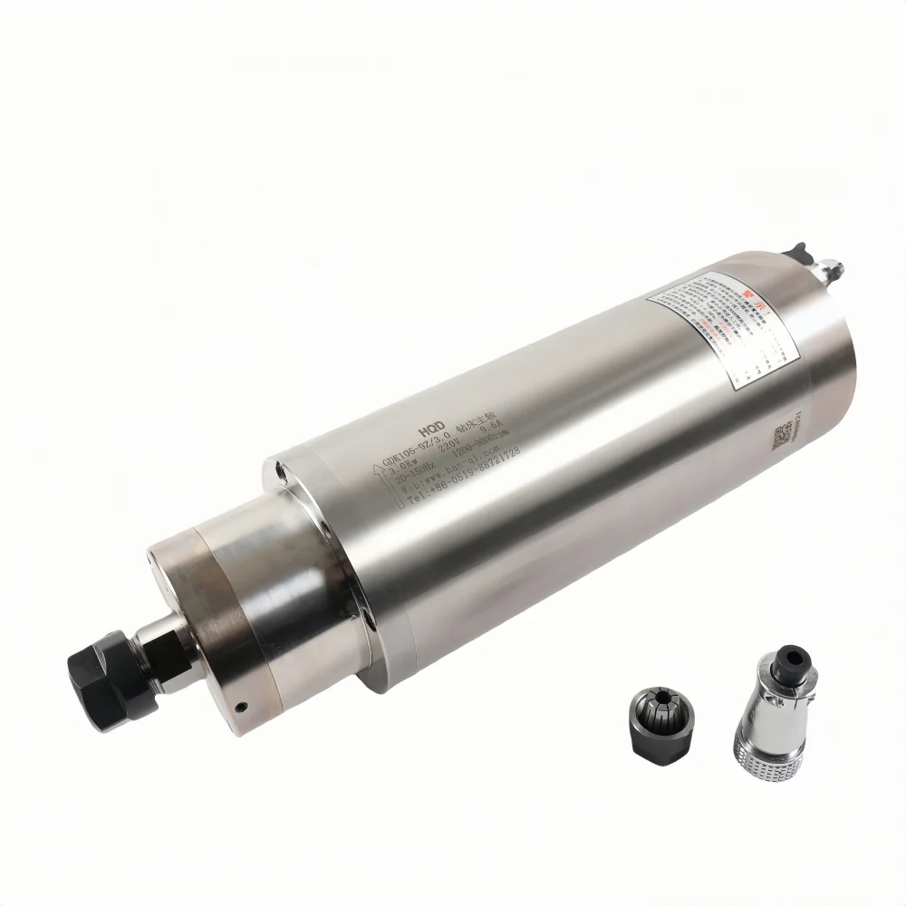 GDK105-9Z/3.0 3.0kW CNC Machine Tool Spindle Motor High-Efficiency Drilling Spindle With Inverter Drive Bearing & Pump