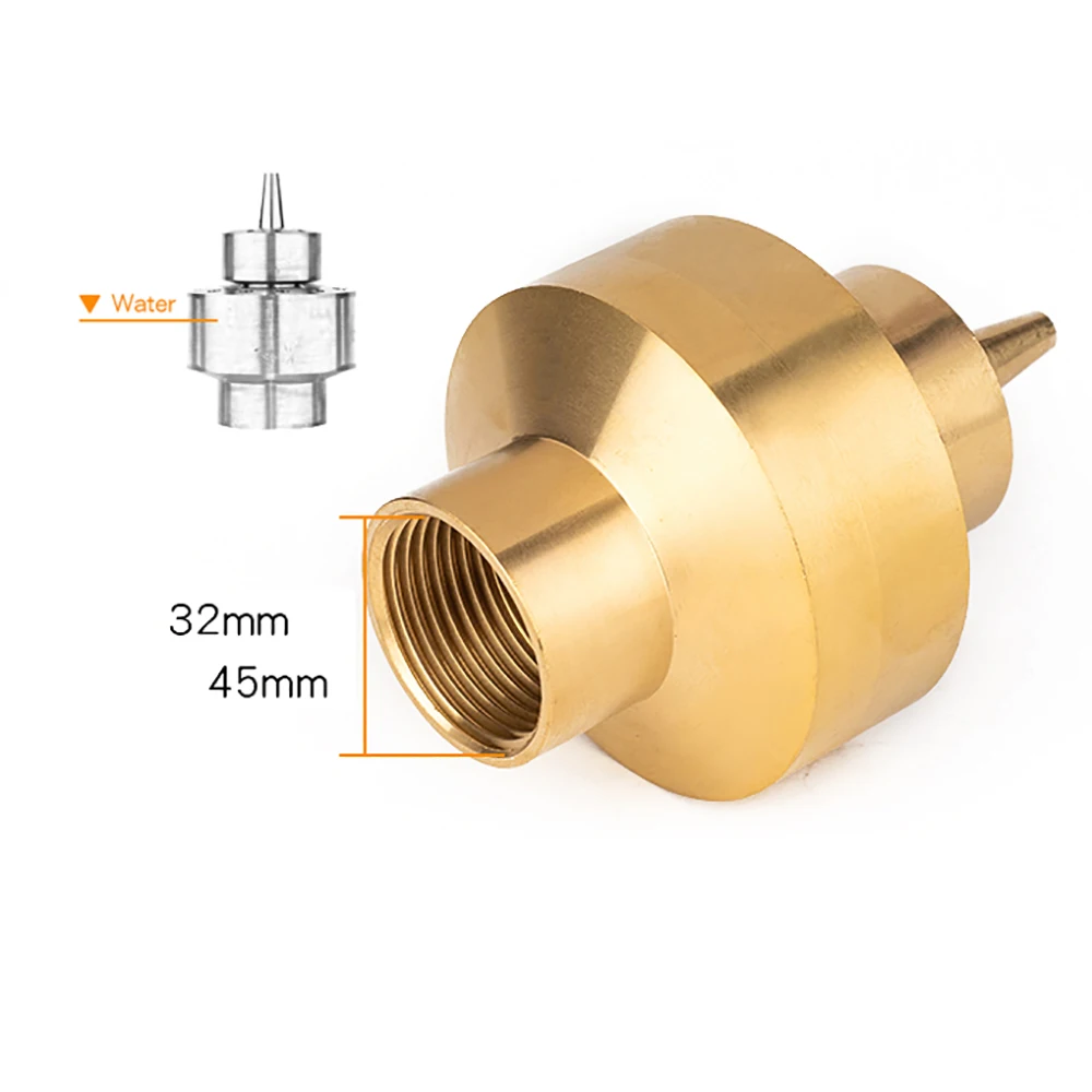 Double-Layer Style Fireworks Jet Water Column Fountain Brass Nozzles Garden Landscape Pond Sprinklers 1 Inch/1.5 Inch