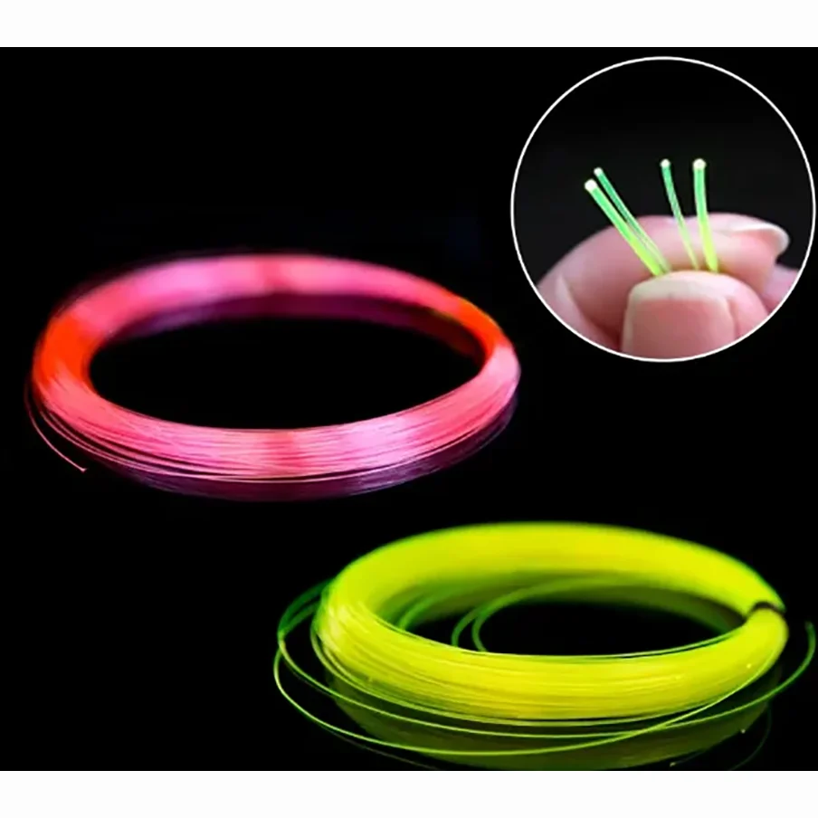 

50cm Fiber Optic Bow Sight Fiber Red Green Orange 0.5/0.75/1mm Slingshot or Compound Bow sight Pin Bow sight Accessory