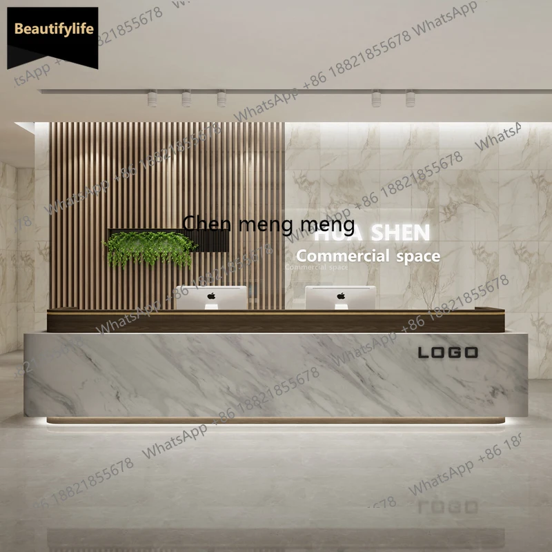 A139 Simple Modern Company Front Desk Hotel Bar Sales Property Hotel checkout page
