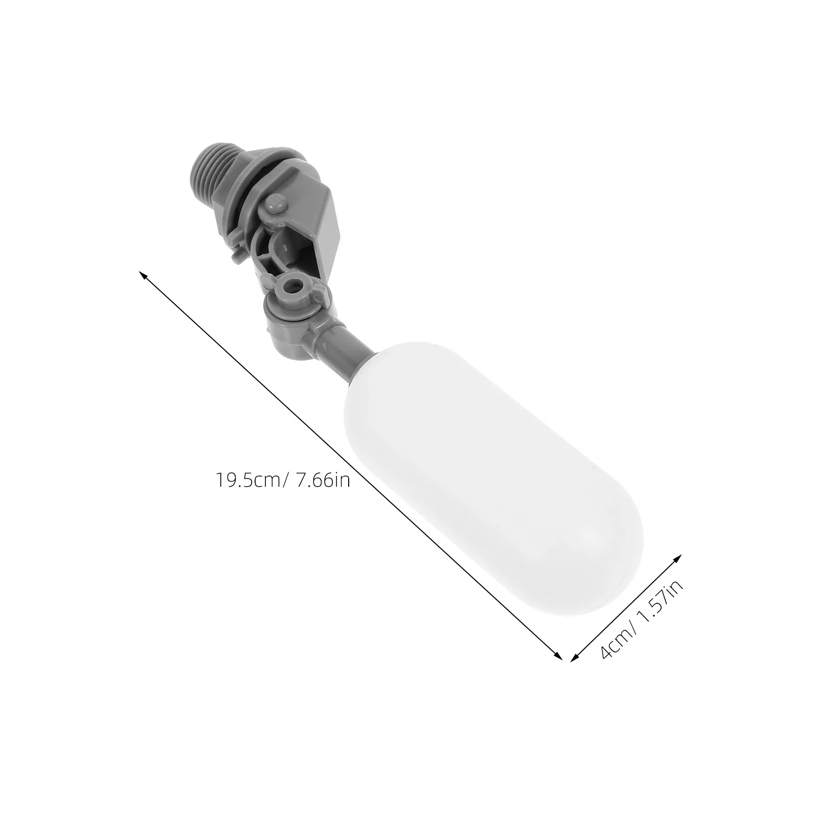 2pcs Nylon Ballcock for Tank Automatic Water Level Control Float Water Shut Off Valve Fill Valve Aquarium