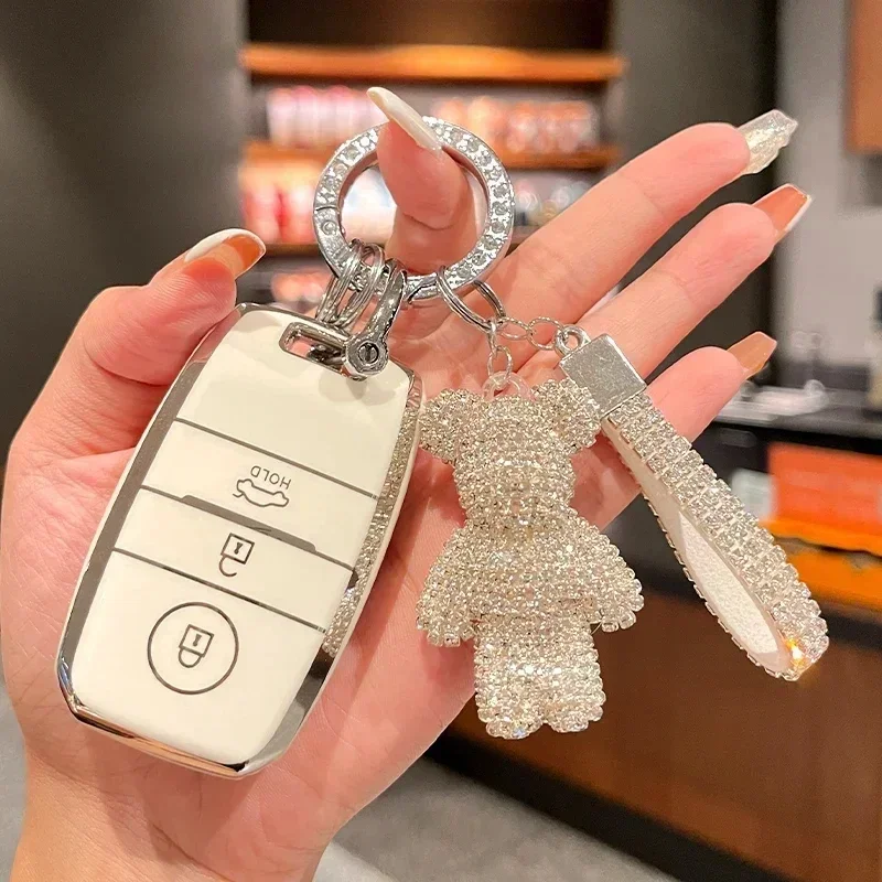 

For KIA RIO 5 Sportage Ceed Cerato K3 K4 K5 Sorento Optima Picanto Soul Forte Car Key Case Cover For Kia Rio K7 Cute Key case