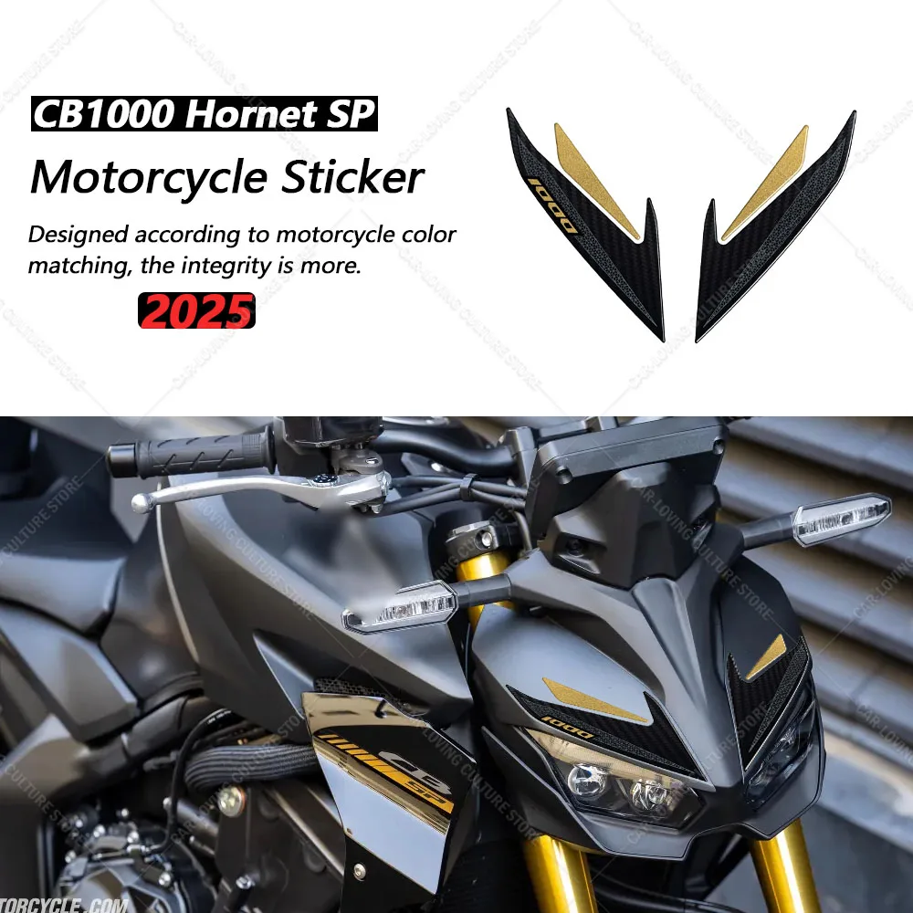 

Motorcycle Accessories 3D Gel Front Mouth on Both Sides Protector Decal Epoxy Resin Waterproof Sticker For CB1000 Hornet SP 2025