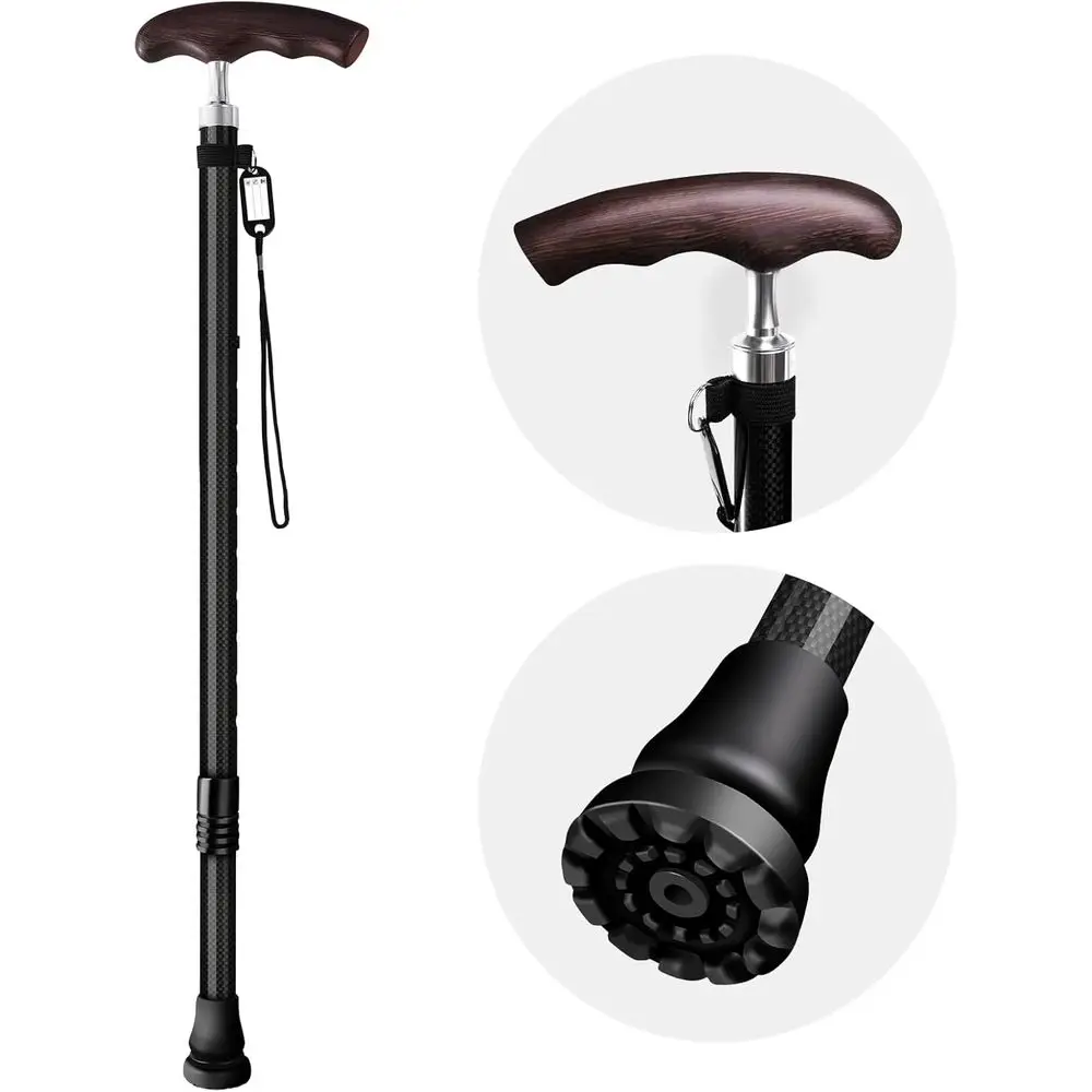 

Легкая и прочная трость с ручкой из древесины венге – средство для поддержания мобильности для мужчин и женщин