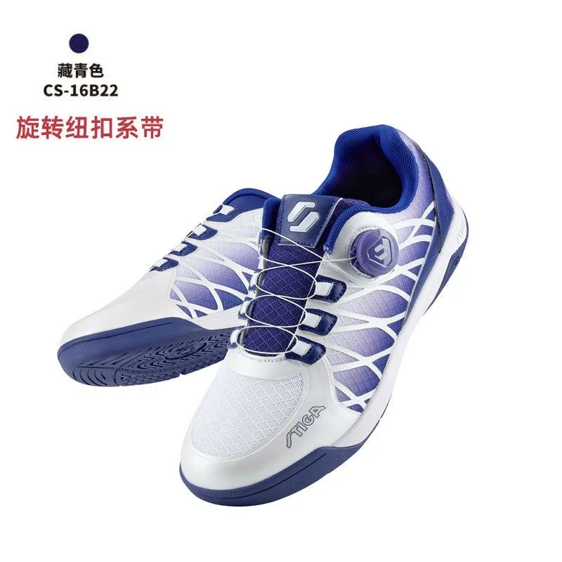 Professional Badminton Shoes Unisex Wearable Tennis Shoes Men Women Quick Lacing Sports Shoe Couples Non-Slip Court Shoe