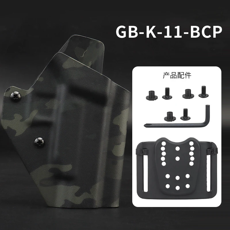 

Hunting Gun Holster Kydex Pistol Case Light TLR-1 X400 X300 XC1 Bearing Waist Gun Bag for G17/19/19X/45/43/43X/20/29