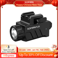 SOFIRN PL09 Tactical Scout Flashlight SST40 1600lm Rechargeable Light Quick Release with Double Switch