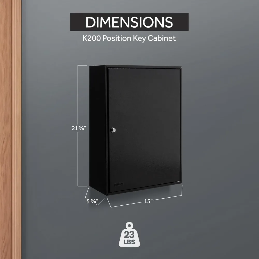 خزانة مفاتيح فولاذية آمنة مع خطافات وعلامات مرقمة لإدارة المفاتيح الفعالة في الفنادق وخدمات الصادق