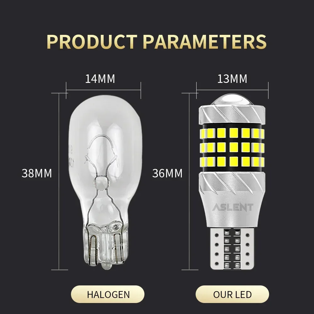 2pcs 921 T15 W16W LED 전구 역방향 조명 912 흰색 Canbus 오류 무료 W16W 906 904 전구 백업 조명 자동차 트렁크 300% 슈퍼 브라이트 썸네일 2