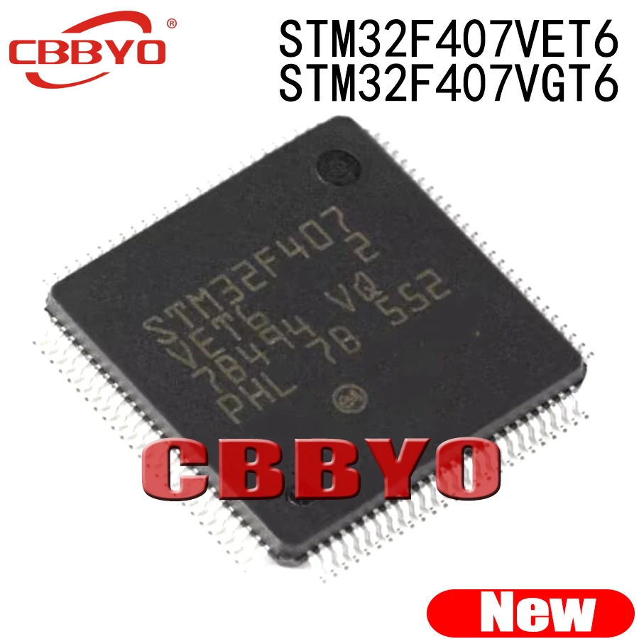 (1piece) 100% New STM32F407VET6 STM32F407VGT6 STM32F407 VET6 STM32F407 VGT6 QFP-100