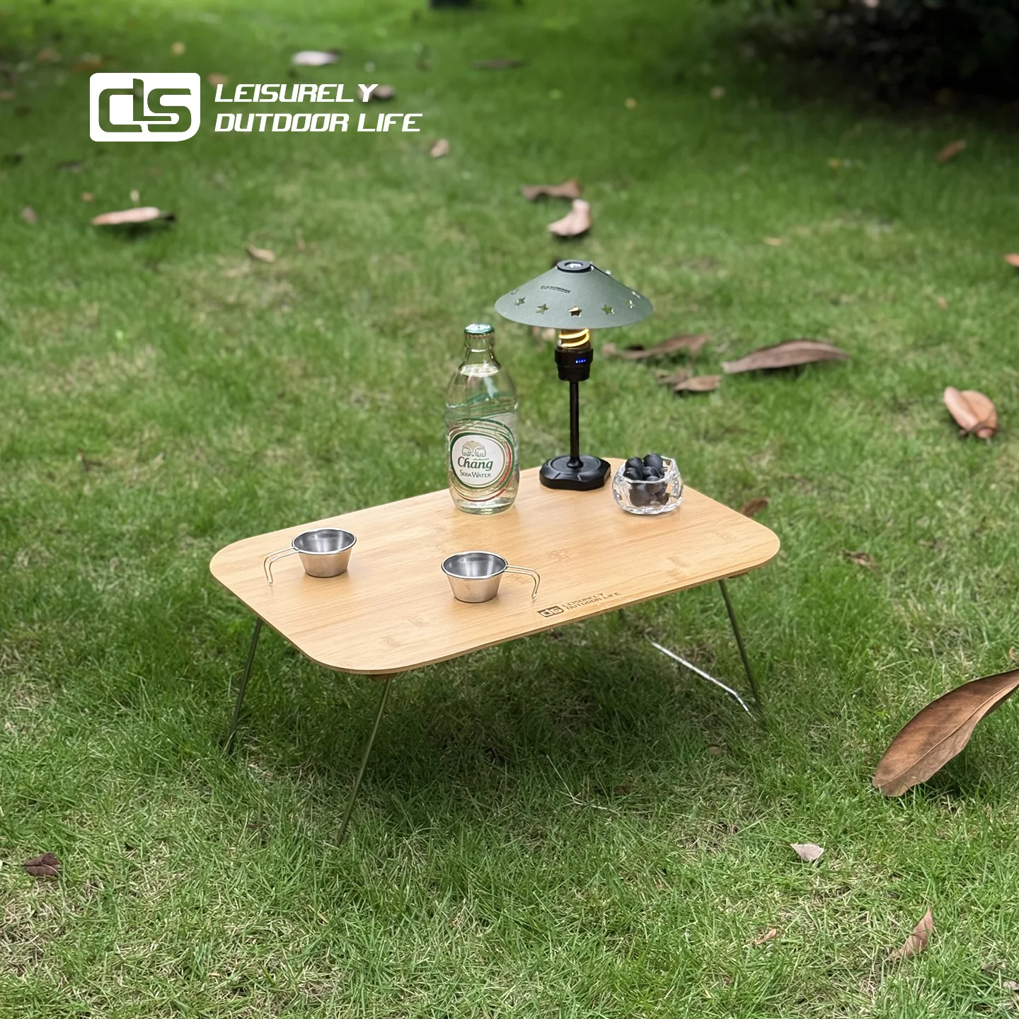 

CLS outdoor camping mini folding bamboo and wood table lightweight leisure table portable home learning reading tables