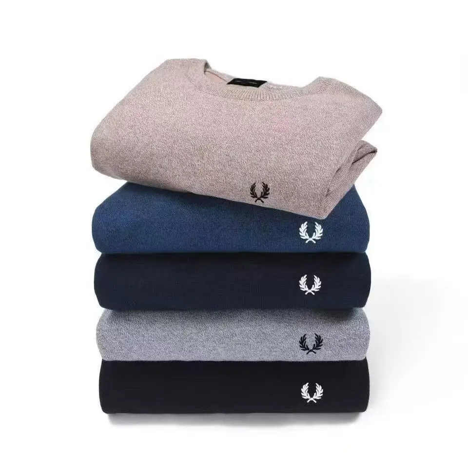 Fred Perry Men's casual knit sweater 2026 autumn-winter style high-neck new model high-end sweater