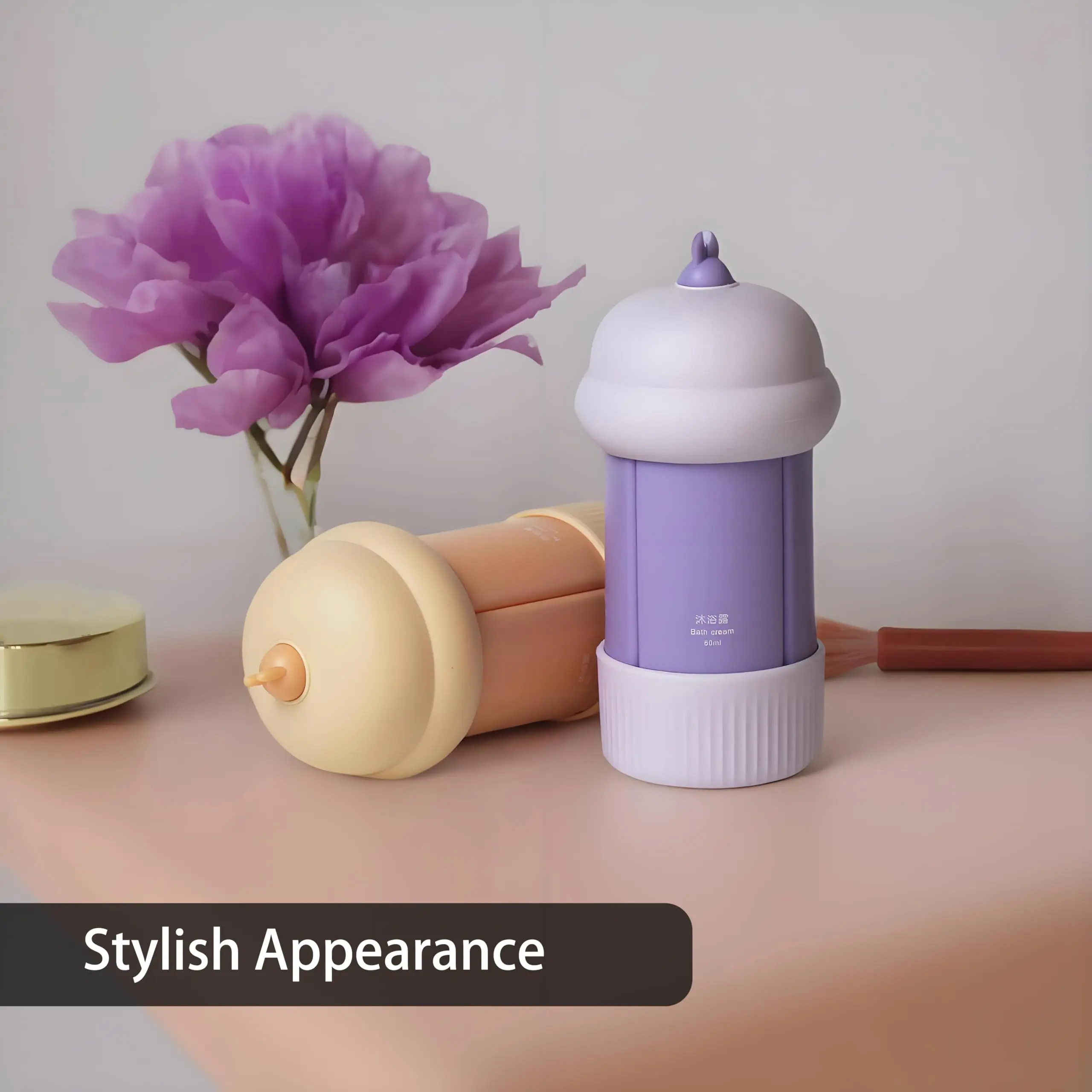 Bottiglie da viaggio per articoli da toeletta Bottiglie portatili 4 in 1 Contenitori da viaggio comprimibili a prova di perdite Bottiglia riutilizzabile per shampoo