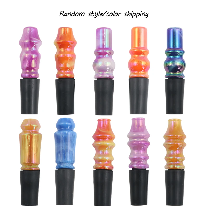 1pc Reusable Hookah Mouthpiece Shisha Mouth Tips Silicon Resin Chicha Narguile Water Pipe Cachimba Tobacco Pipe Mouth Tips