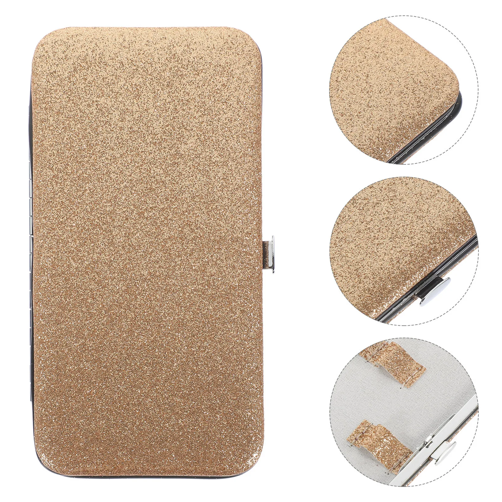 まつげピンセットケース 高品質の空のポーチ まつげエクステンションツール用 保護収納用