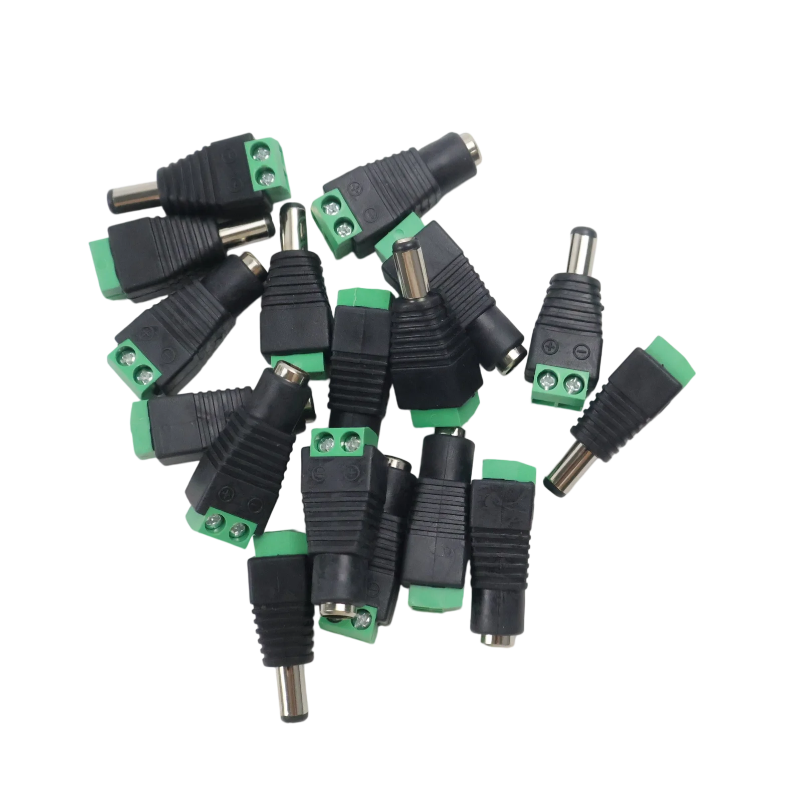 4/12PCS 5.5mm X 2.1/2.5mm DC Connector Power Plug Adapter Jacks Sockets Connector For CCTV Power Convert LED Strip Light Connec