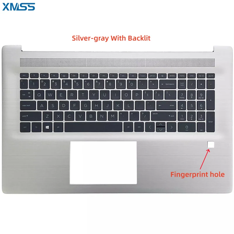 New Laptop Palmrest Upper Case with Keyboard For HP 470 G8 17-CN 17-CP 17s-cu M50458-001
