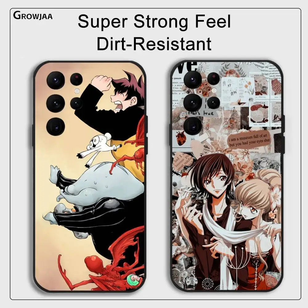 

C-Code Geass Lelouch Rebellion Phone Case For Samsung Galaxy S24 Ultra S22 S23 Ultra S21 S20 5G Protective Silicone Soft Funda