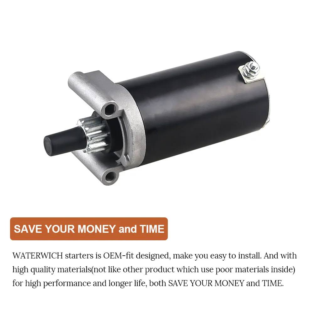 10 Teeth Starting Motor For Cub Cadeti1046 Kohler 20HP Courage Twin Gas 2006-2012 For Toro SL500 Super Lawn Tractor Kohler 23HP
